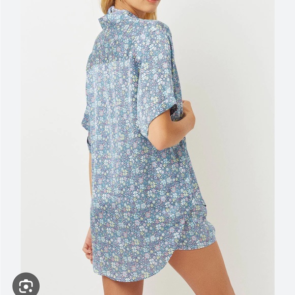 Frankie’s bikinis Fifi Silk Button Up Shirt - Picture 2 of 6